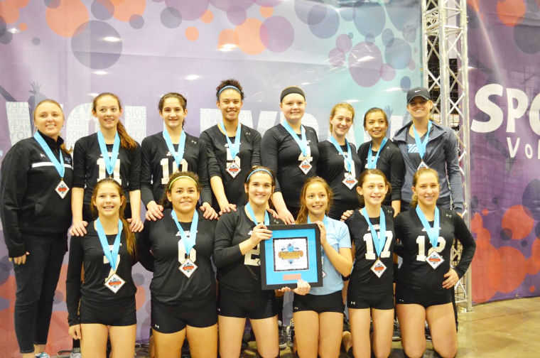 Spiral 13UA volleyball team